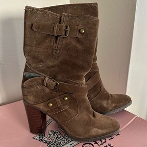 Crown Vintage Medium Brown Suede Cvhadley boots. Size 8.5 M